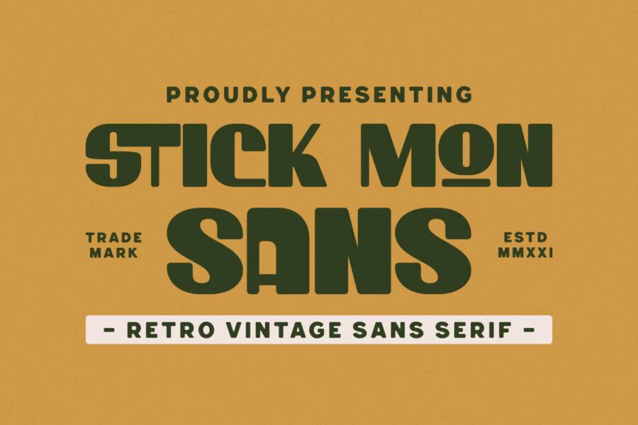 Stick Mon Sans - Image 1
