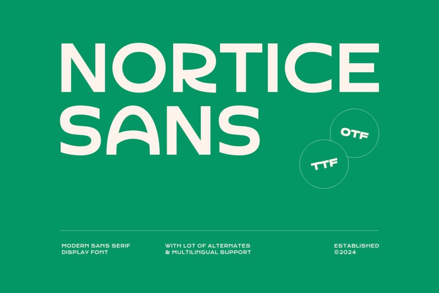 Nortice Sans - Image 1
